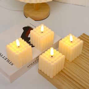 Bougie LED Boule à Neige - Éclat Scintillant et Ambiance Hivernale