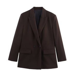 Manteau Cape en Laine pour Femmes - Design Ample avec Col Revers et Boutonnage
