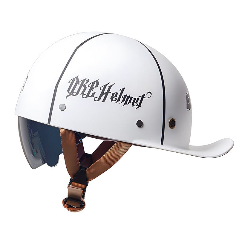 Casque de Moto Homologué DOT - Coque en ABS Légère et Sûre