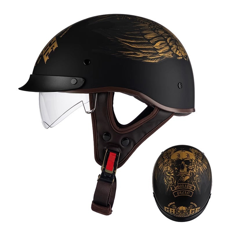 Casque de Moto Urbain - Confort, Sécurité et Style Élégant