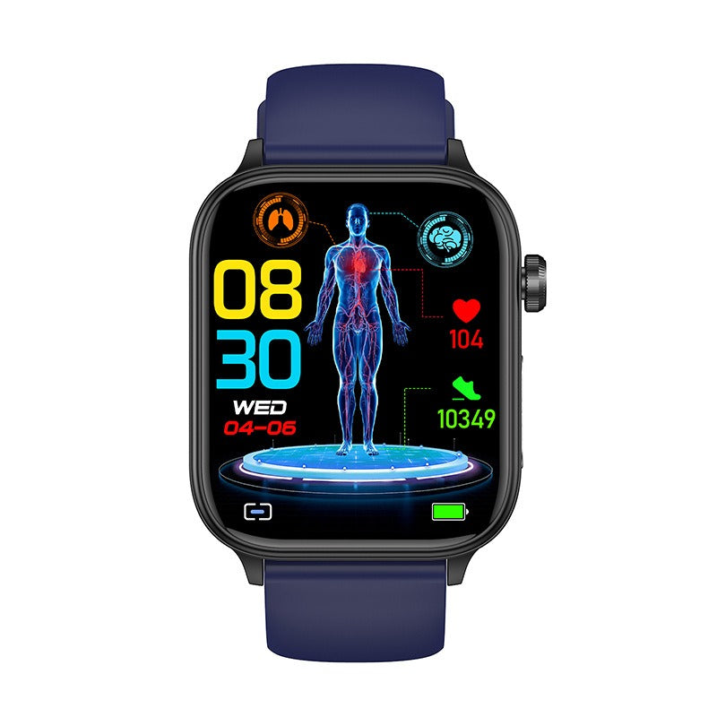 Montre Intelligente Santé avec GPS - Fonction SOS et Suivi de Glycémie