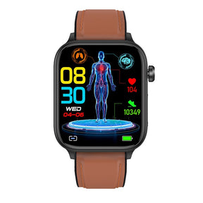 Montre Intelligente Santé avec GPS - Fonction SOS et Suivi de Glycémie