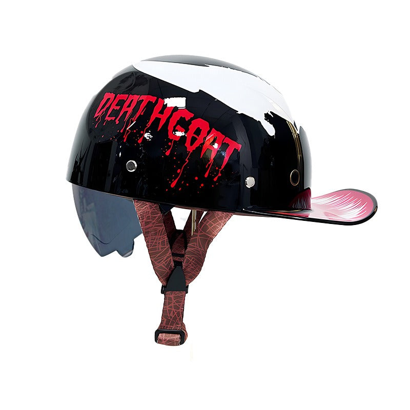 Casque de Moto Homologué DOT - Coque en ABS Légère et Sûre