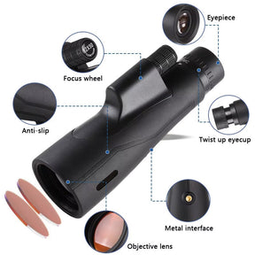 Télescope Portable Haute Définition - Observation Panoramique et Étanche