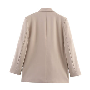 Manteau Cape en Laine pour Femmes - Design Ample avec Col Revers et Boutonnage