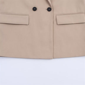 Manteau Cape en Laine pour Femmes - Design Ample avec Col Revers et Boutonnage