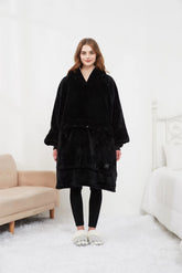 Sweat à Capuche Chauffant Oversize - Confort Douillet et Chaud en Hiver