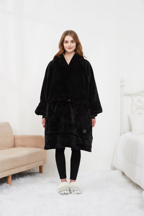 Sweat à Capuche Chauffant Oversize - Confort Douillet et Chaud en Hiver