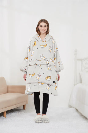 Sweat à Capuche Chauffant Oversize - Confort Douillet et Chaud en Hiver