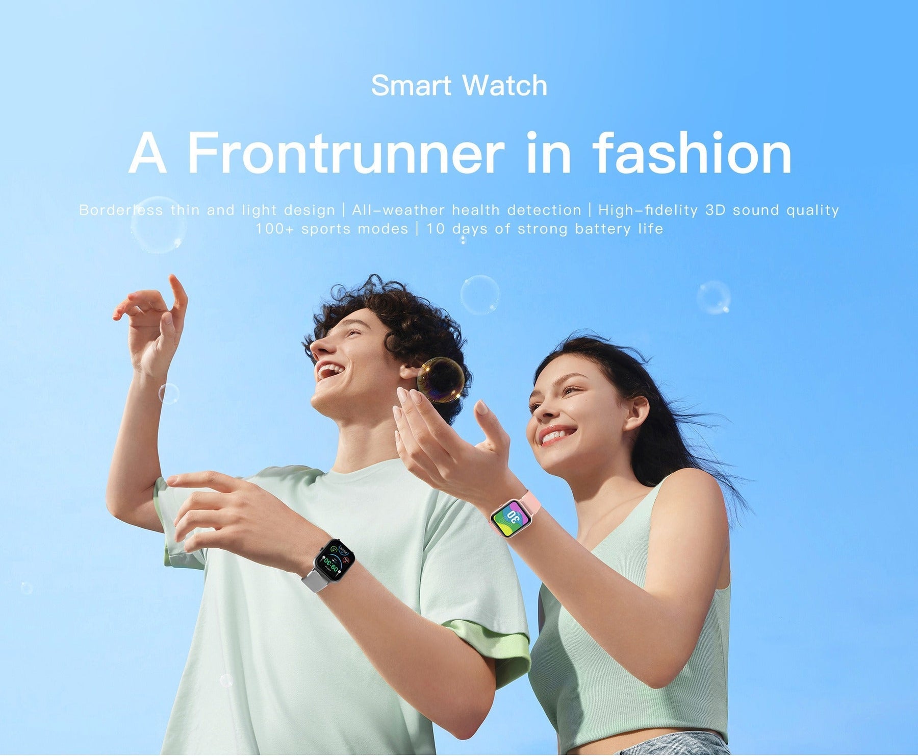 Montre de Fitness Intelligente - Suivi Sportif et Fréquence Cardiaque