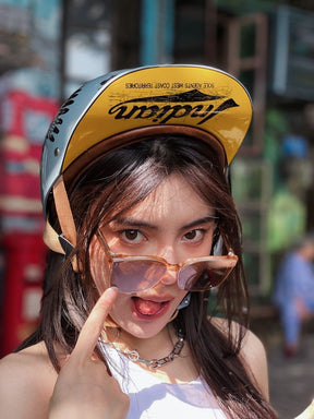 Casque de Moto Homologué DOT - Coque en ABS Légère et Sûre