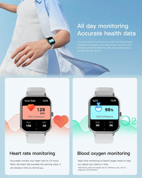Montre de Fitness Intelligente - Suivi Sportif et Fréquence Cardiaque