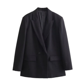 Manteau Cape en Laine pour Femmes - Design Ample avec Col Revers et Boutonnage