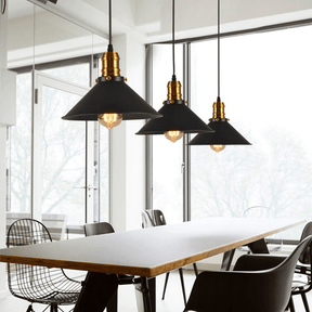 Lampe Suspendue Industrielle Réglable - Design Flexible et Matériaux Durables