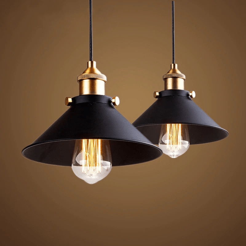 Lampe Suspendue Industrielle Réglable - Design Flexible et Matériaux Durables