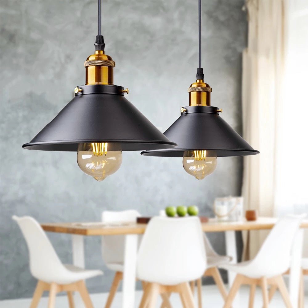 Lampe Suspendue Industrielle Réglable - Design Flexible et Matériaux Durables