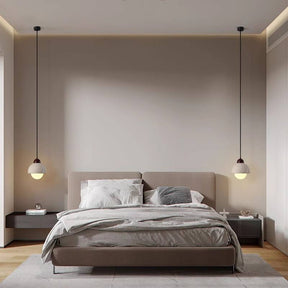 Suspension en Marbre Naturel - Éclairage Élégant et Durable