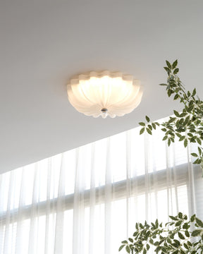 Lampe Plafonnier en Verre Pétale - Éclairage Doux et Ambiance Chaleureuse