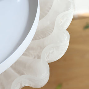Lampe Plafonnier en Verre Pétale - Éclairage Doux et Ambiance Chaleureuse