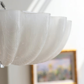 Lampe Plafonnier en Verre Pétale - Éclairage Doux et Ambiance Chaleureuse