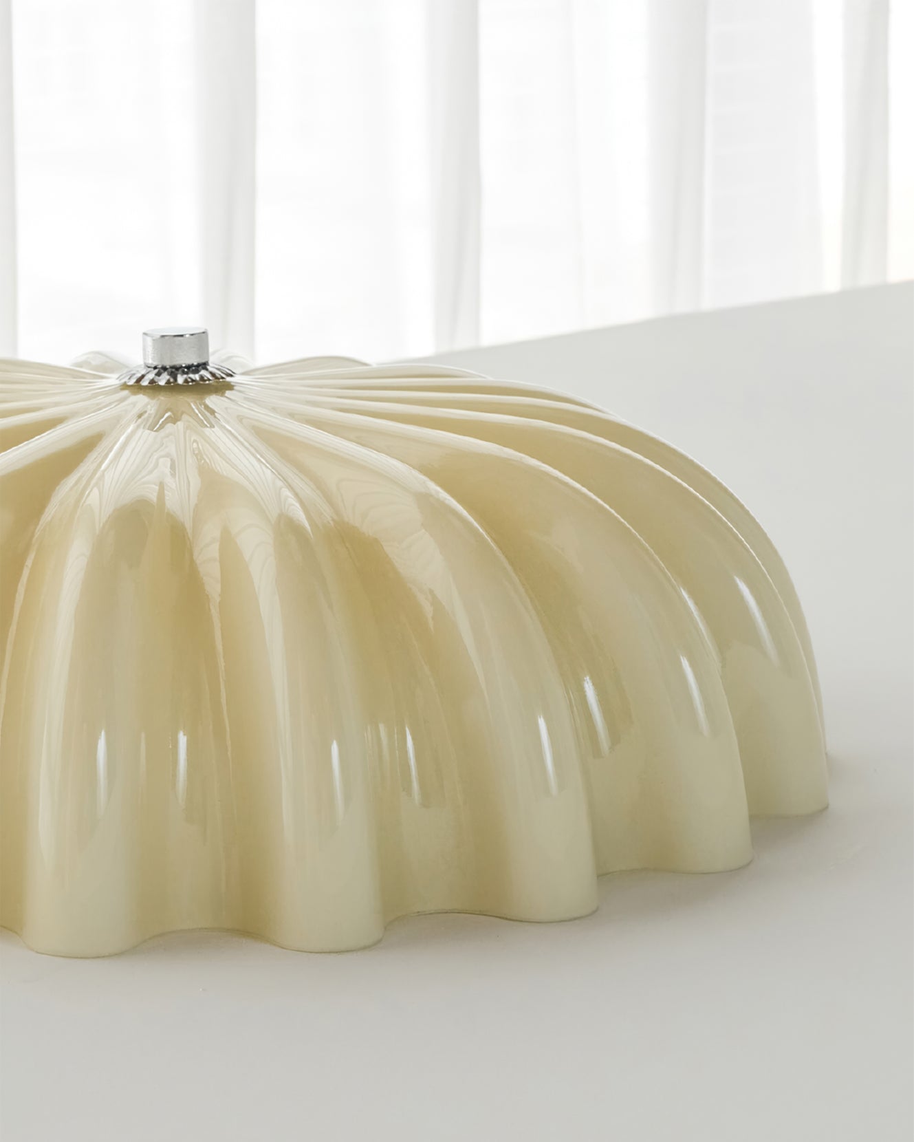 Lampe Plafonnier en Verre Pétale - Éclairage Doux et Ambiance Chaleureuse