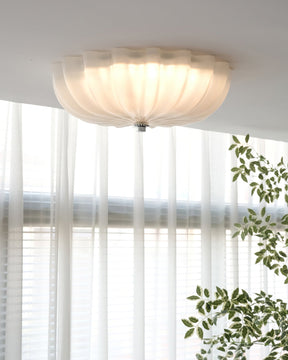 Lampe Plafonnier en Verre Pétale - Éclairage Doux et Ambiance Chaleureuse