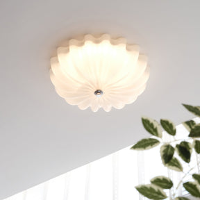 Lampe Plafonnier en Verre Pétale - Éclairage Doux et Ambiance Chaleureuse