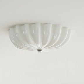 Lampe Plafonnier en Verre Pétale - Éclairage Doux et Ambiance Chaleureuse
