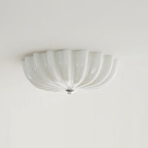 Lampe Plafonnier en Verre Pétale - Éclairage Doux et Ambiance Chaleureuse