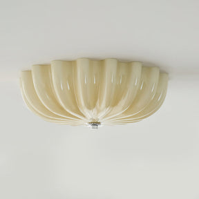 Lampe Plafonnier en Verre Pétale - Éclairage Doux et Ambiance Chaleureuse