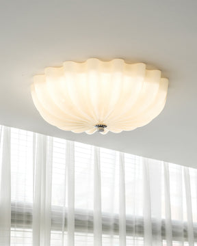 Lampe Plafonnier en Verre Pétale - Éclairage Doux et Ambiance Chaleureuse