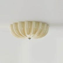 Lampe Plafonnier en Verre Pétale - Éclairage Doux et Ambiance Chaleureuse