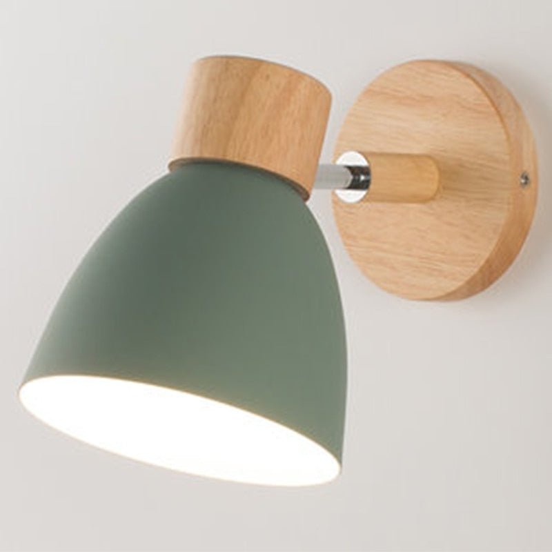 Lampe Murale en Bois et Métal - Style Chaleureux pour Votre Espace