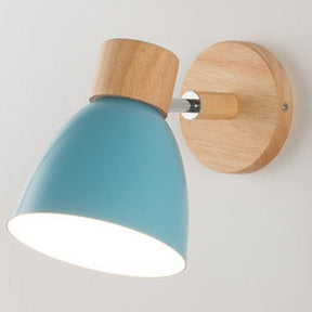 Lampe Murale en Bois et Métal - Style Chaleureux pour Votre Espace