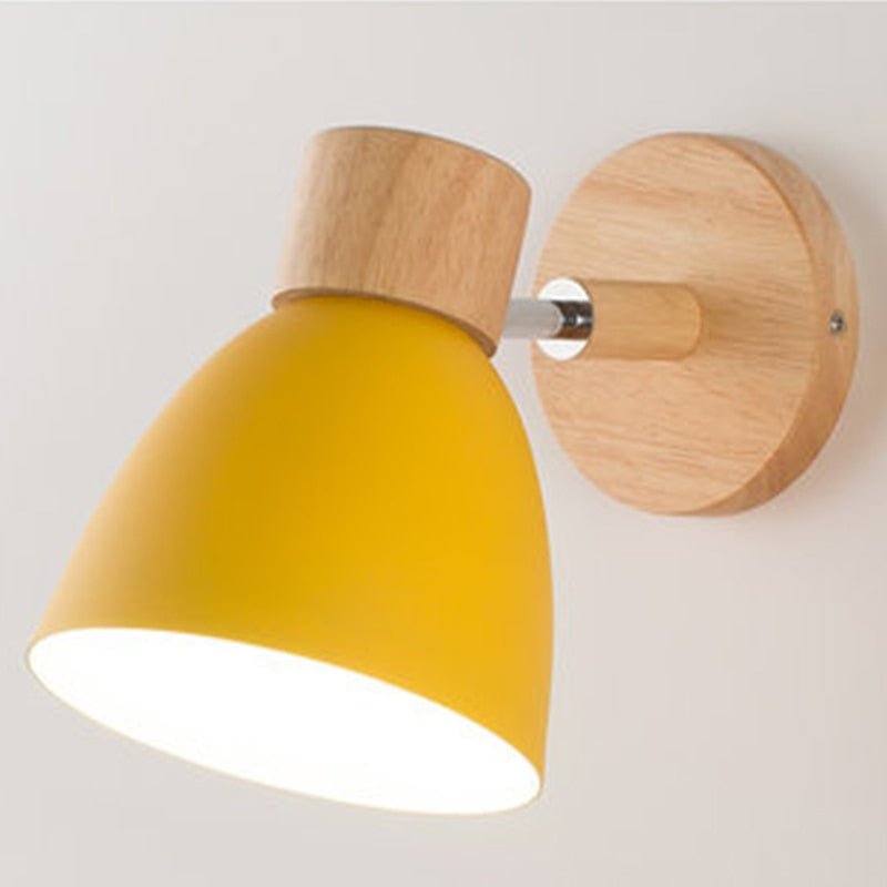 Lampe Murale en Bois et Métal - Style Chaleureux pour Votre Espace