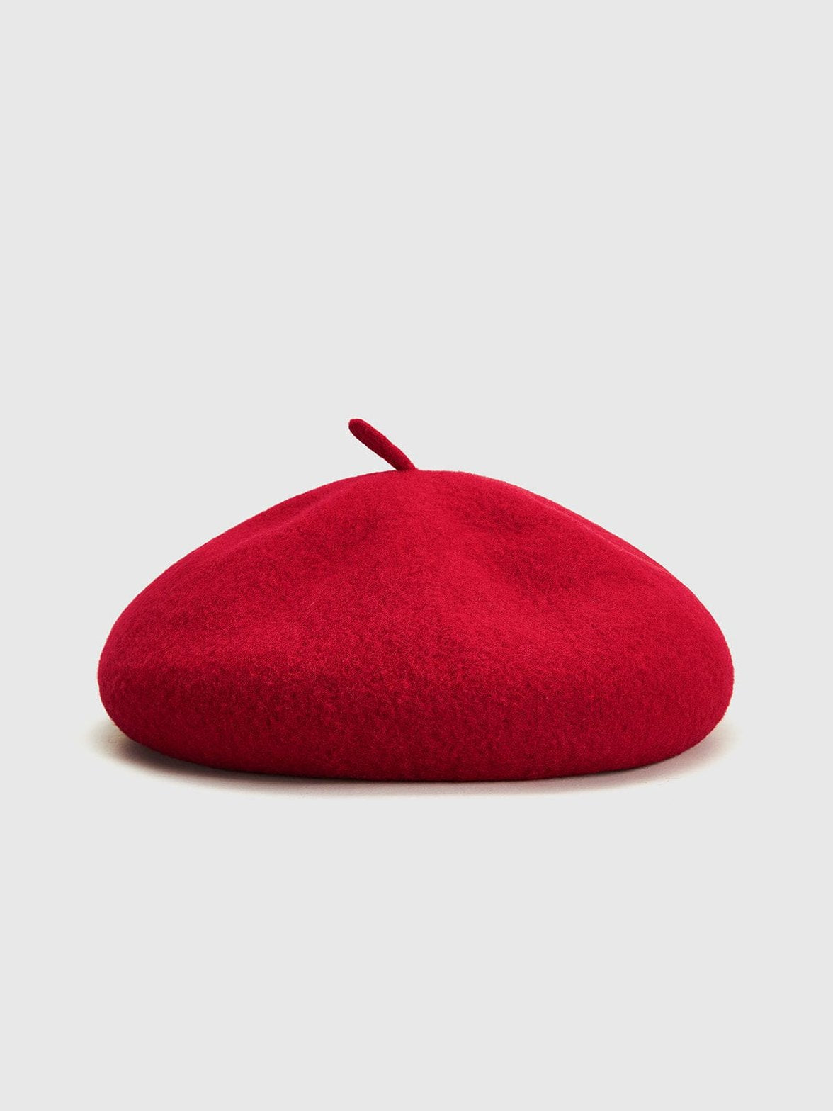 Béret rouge élégant en laine douceur