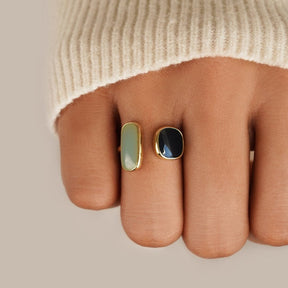 Bague pierre aigue-marine délicate