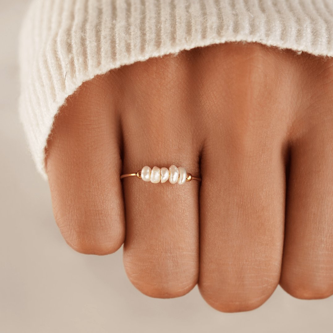 Bague perle eau douce élégance