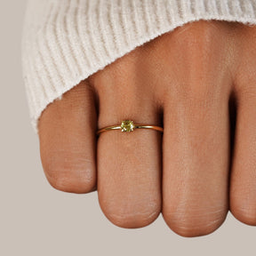 Bague Pierre de Naissance Or 18K