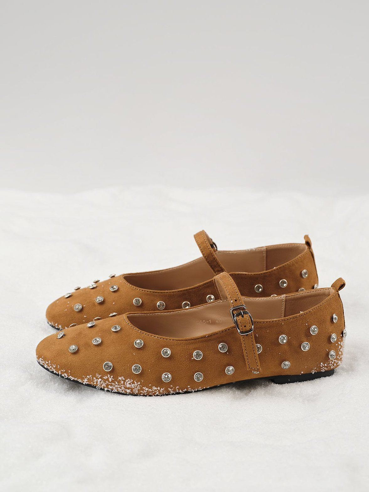 Ballerines femme cristaux raffiné