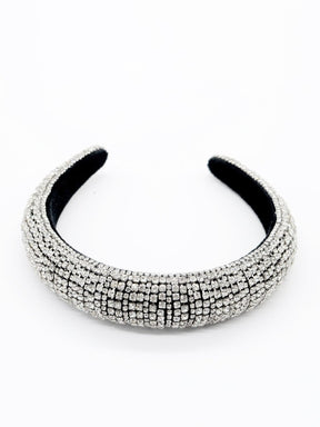 Bandeau strass luxueux nuage