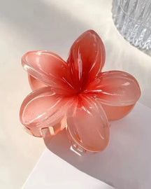 Barrette fleurie style coiffure printemps