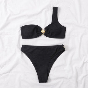 Maillot deux pièces coloré brise