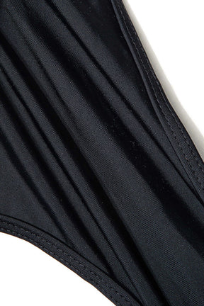 Ensemble bikini noir décoré de perles été