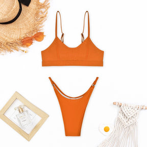 Bikini ajustable vue de dos gracieux
