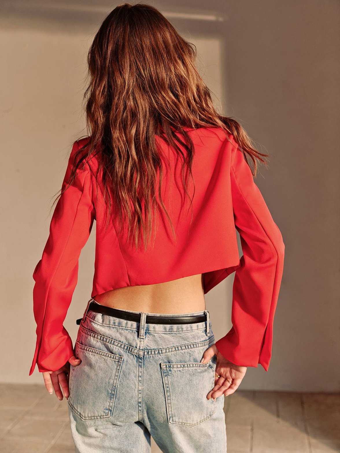 Blazer asymétrique style moderne étoile