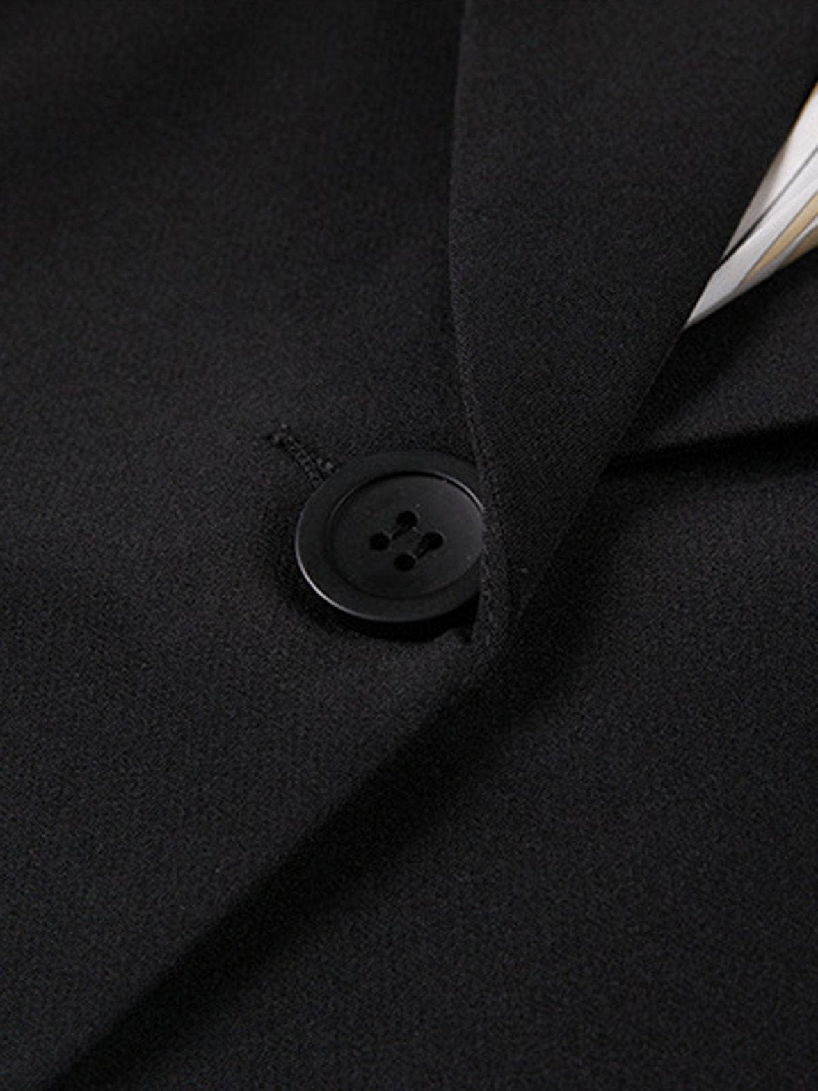Blazer col V décontracté étoile