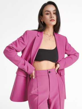 Blazer détail boutonnage lune