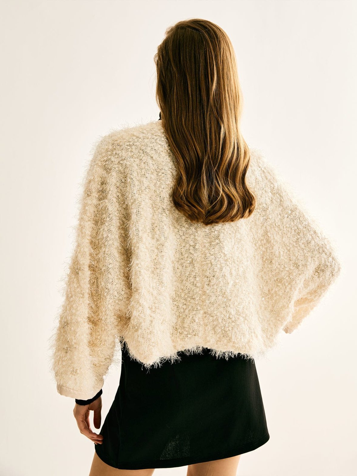 Blazer tendance à col noué distingué