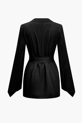 Blazer noir vue de dos sophistication